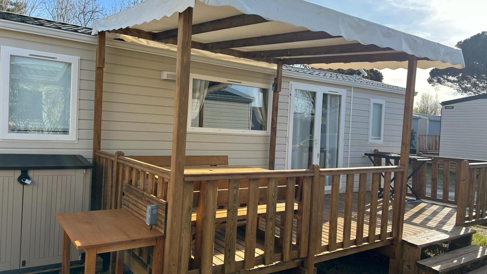 Mobil-Home - Narbonne-Plage - Clim, Tv Екстер'єр фото